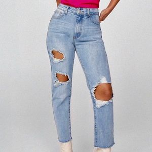 High Waisted Mom Jeans